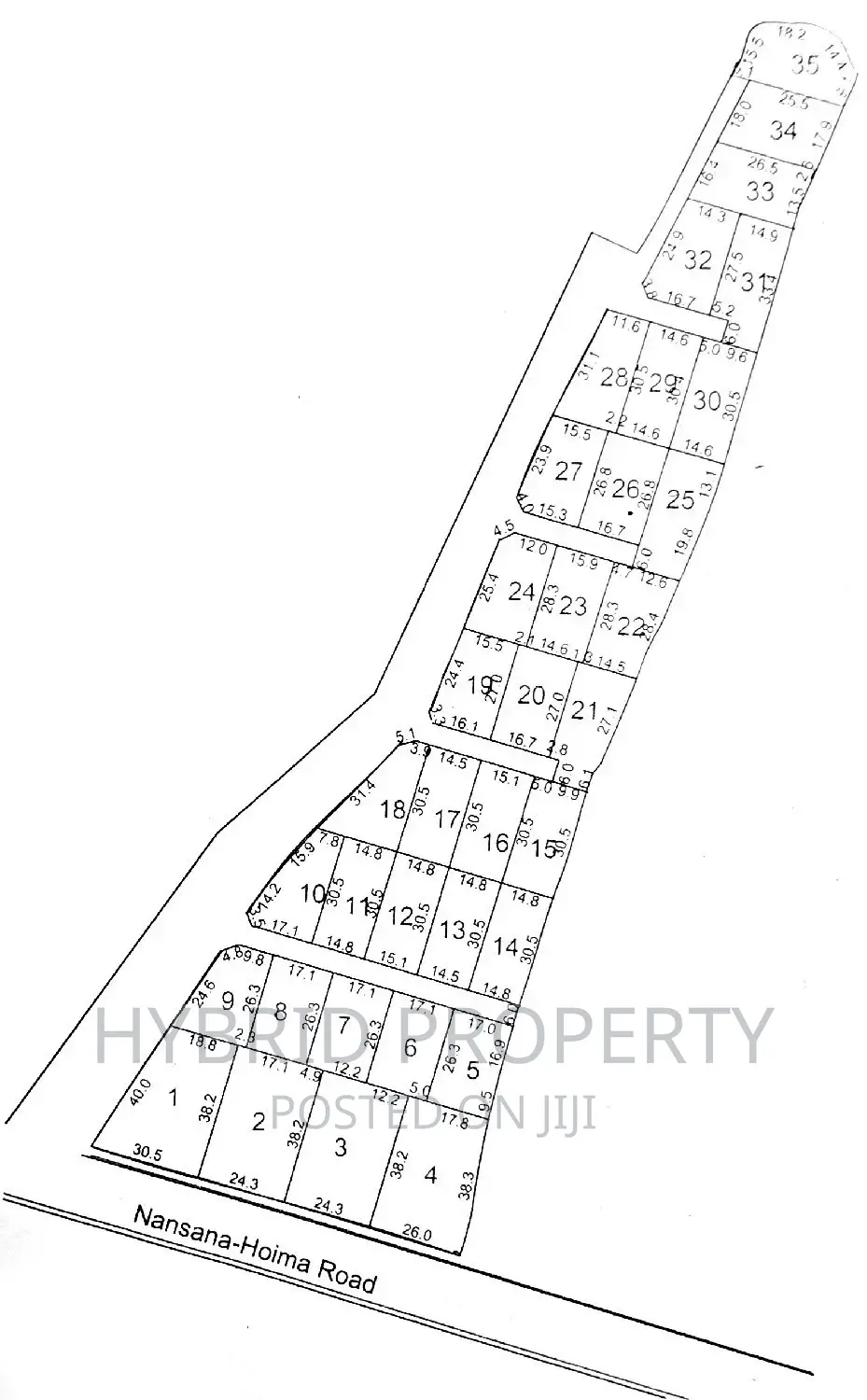 Plots for Sale at Namayumba Tarmac Road Estate~ Hoima Road in Wakiso / Wakiso