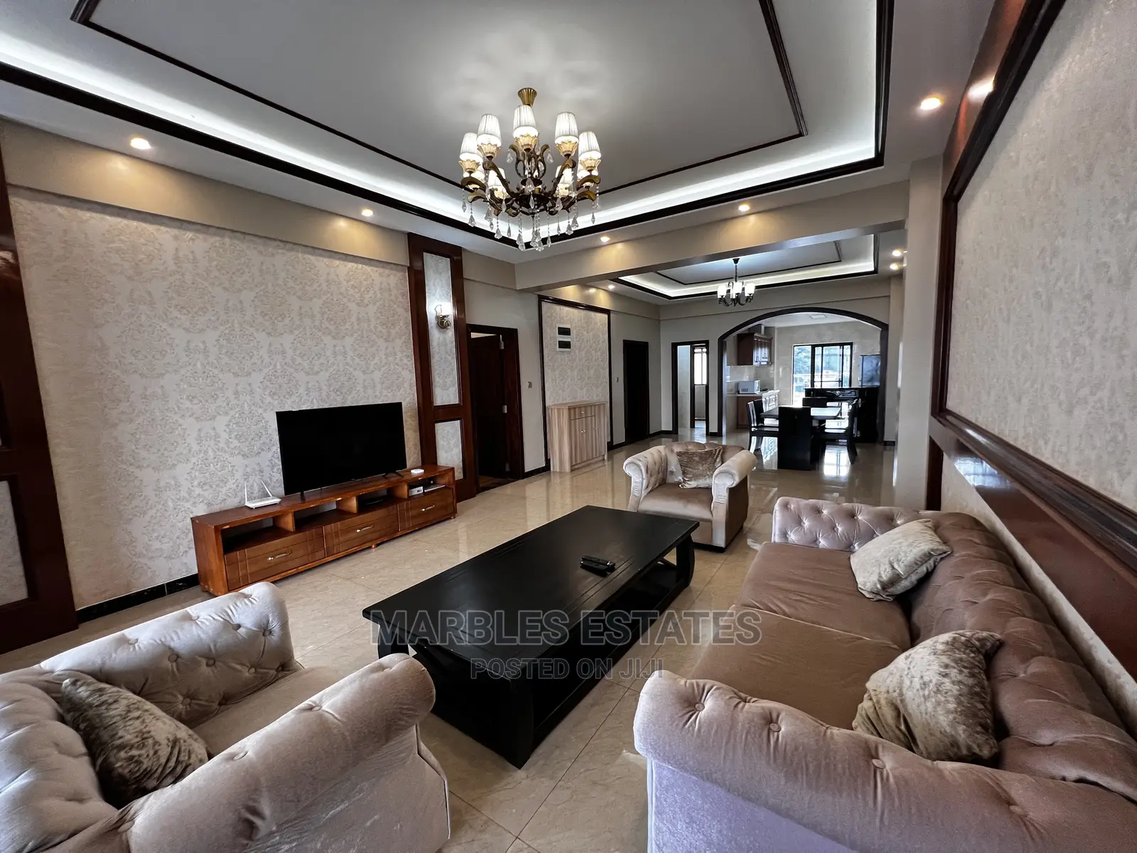 Furnished 3bdrm Apartment in Naguru, Central Division for rent in Central Division