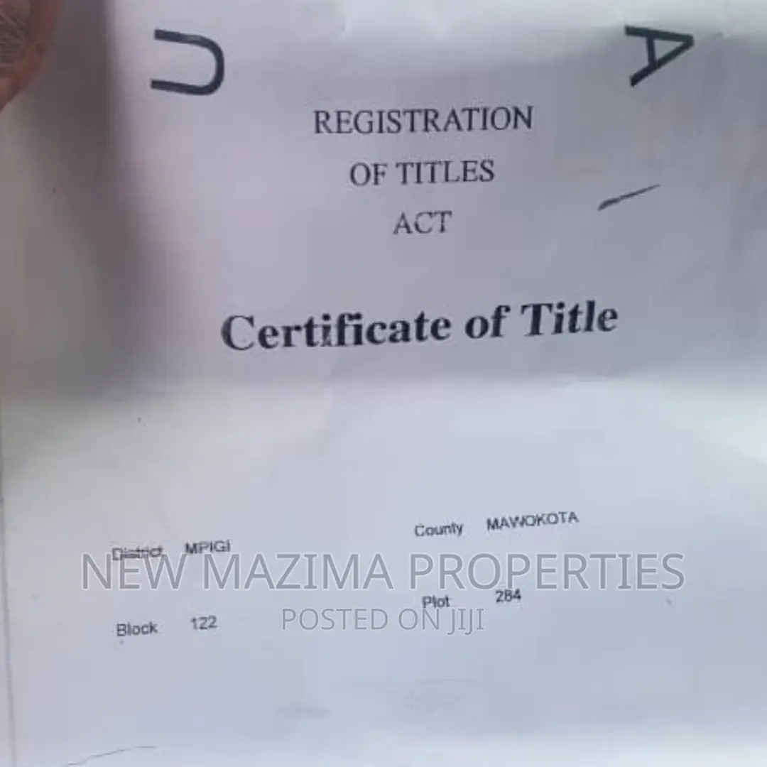 Verynice Titled Plot Onquicksale in Maya Nakirebe Masaka Rd in Division A
