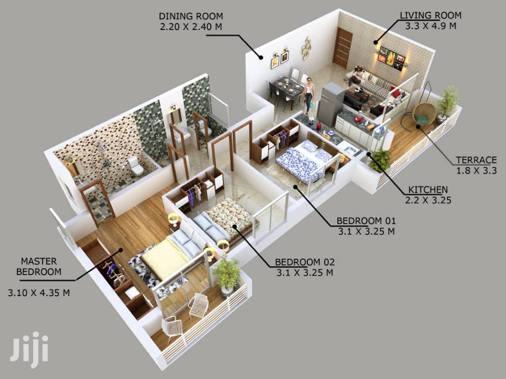 Bukoto Condominiums With Swimming Pool And Gardens On Sale in Kampala