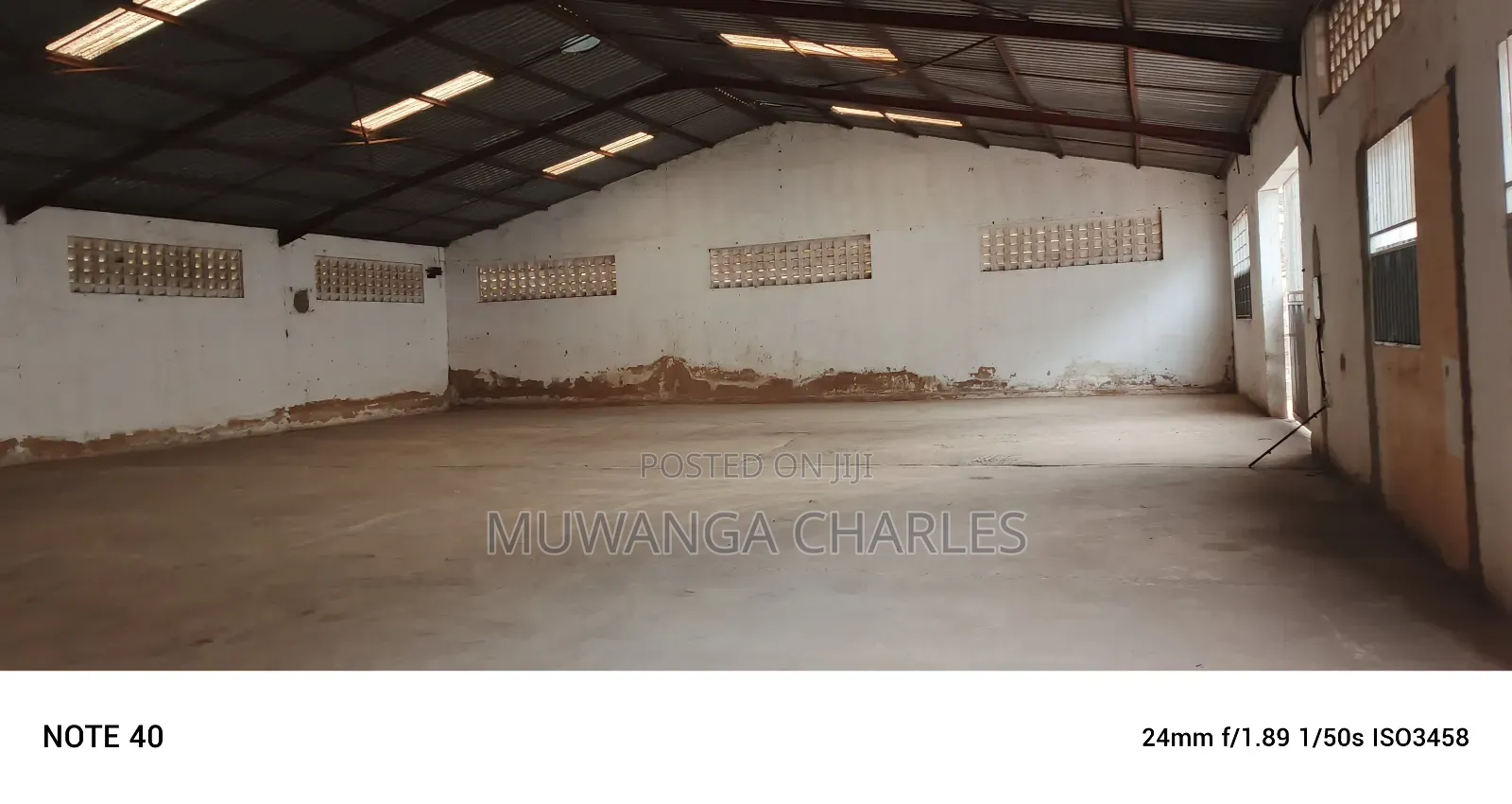 Werehouse for Rent in Mbuya in Central Division