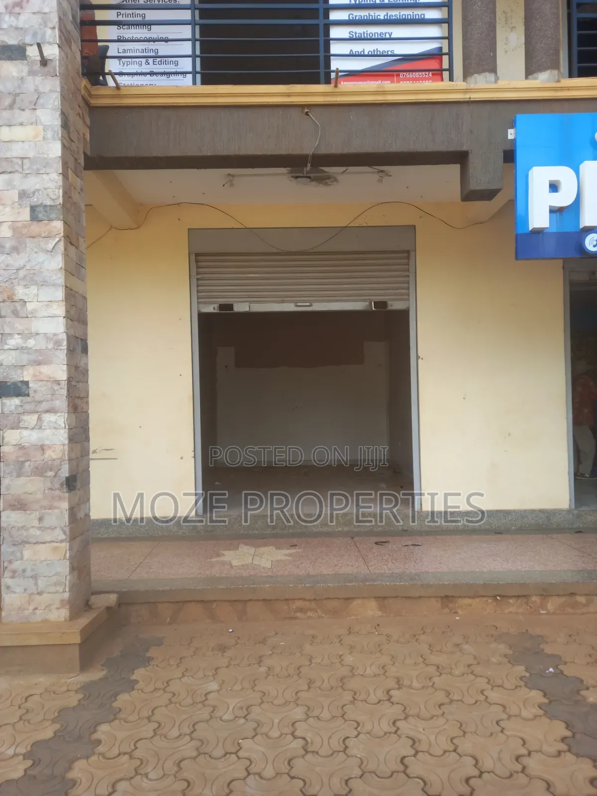 New Empty Shop for Rent in Kireka on Namugongo Road. in Central Division