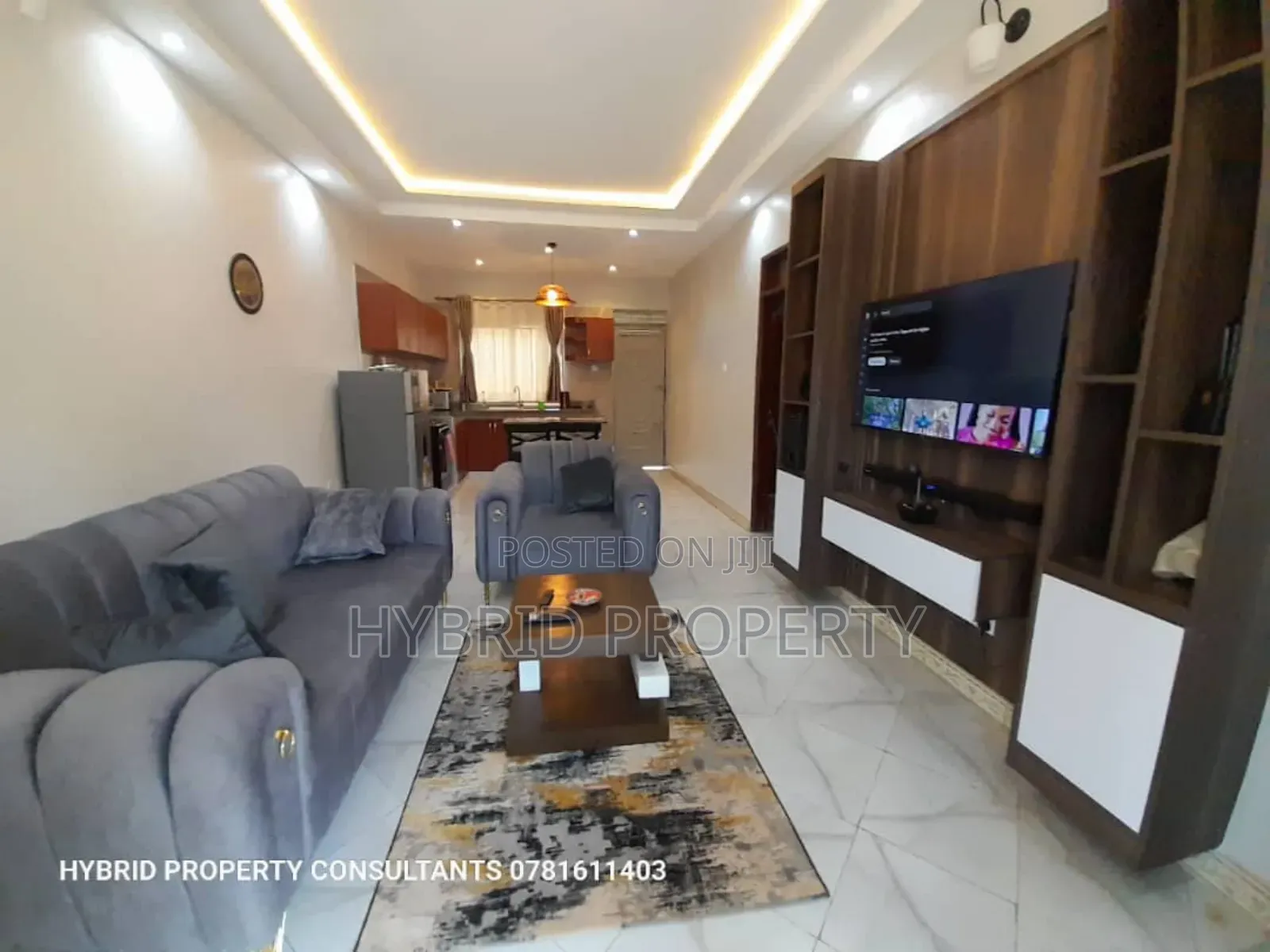 Furnished 2bdrm Apartment in Wakiso Town Along for rent in Wakiso / Wakiso