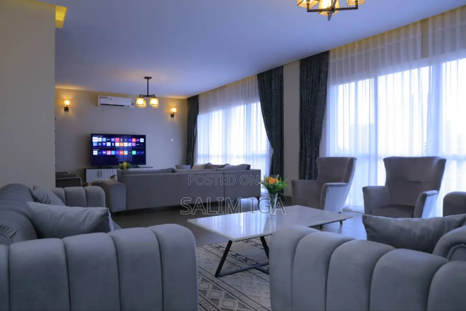 Furnished 4bdrm Penthouse in Kololo Property, Central Division in Central Division