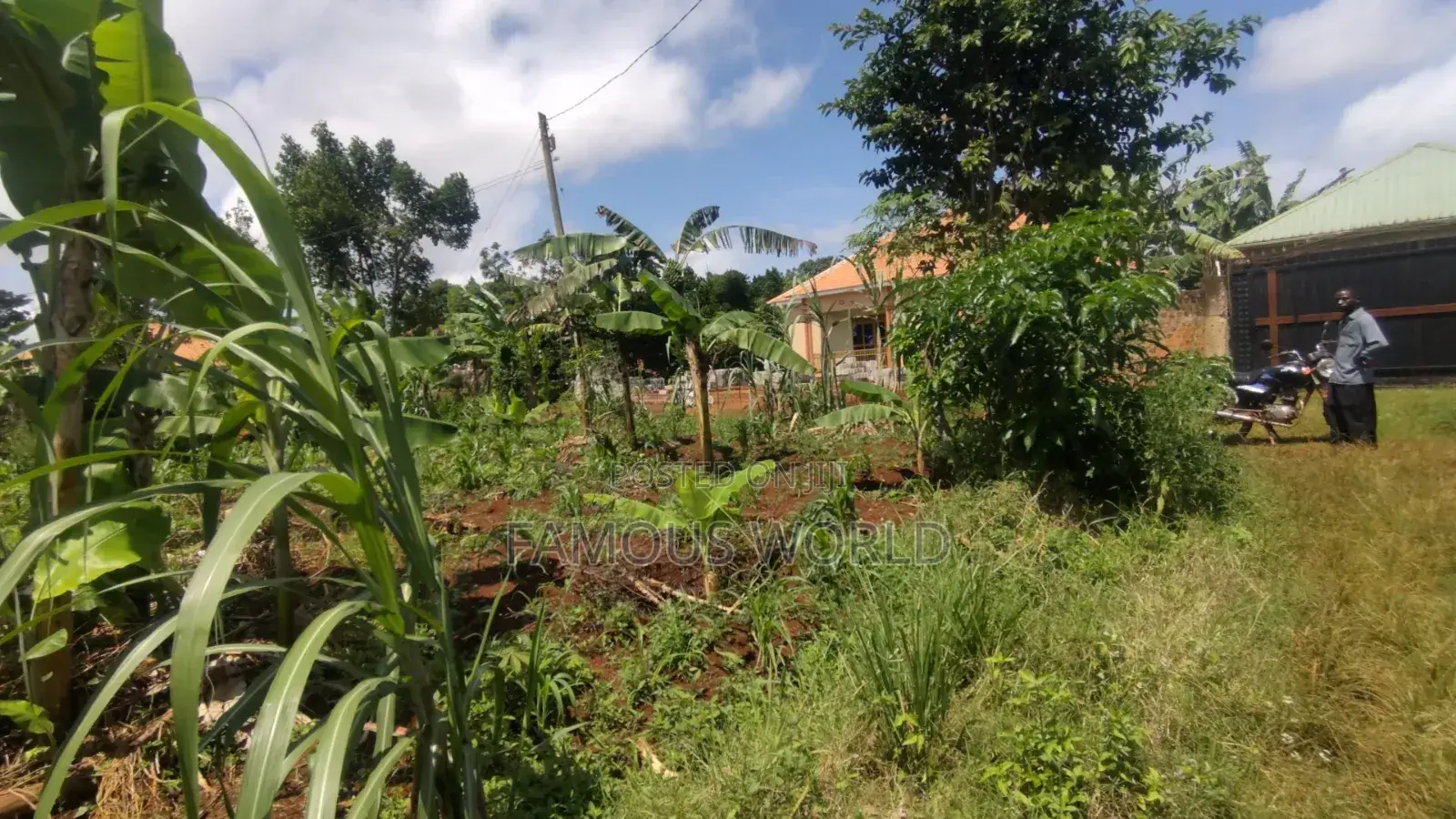 Entebbe Kabaale B Titled Land 100ft by 50 Ft on Tarmac Road in Katabi