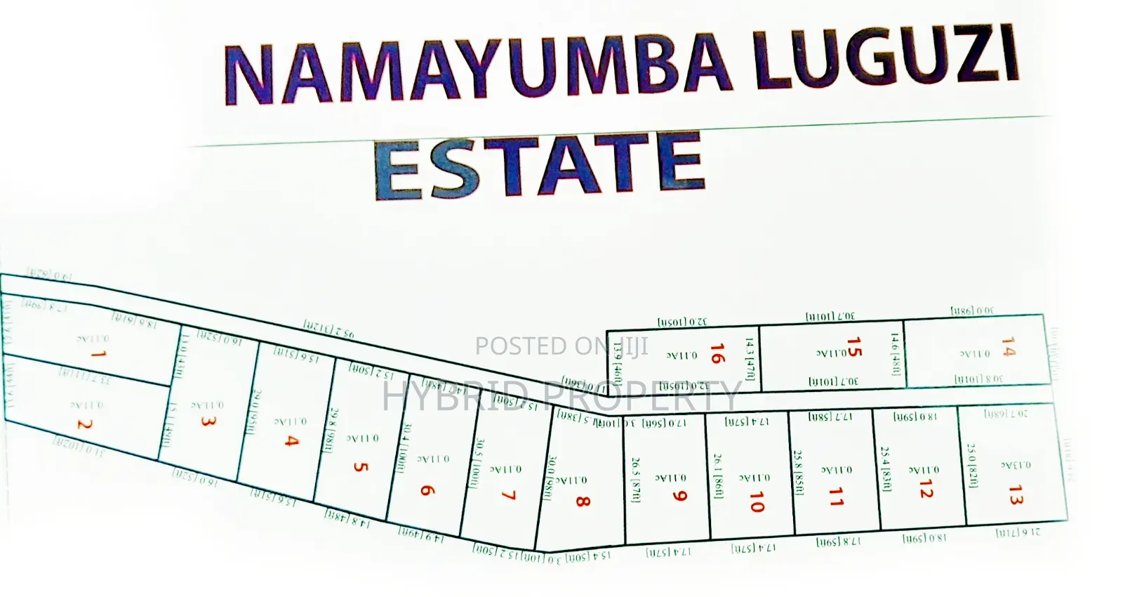Prime Plots for Sale at Namayumba Luguzi Divine Land Estate. in Namayumba