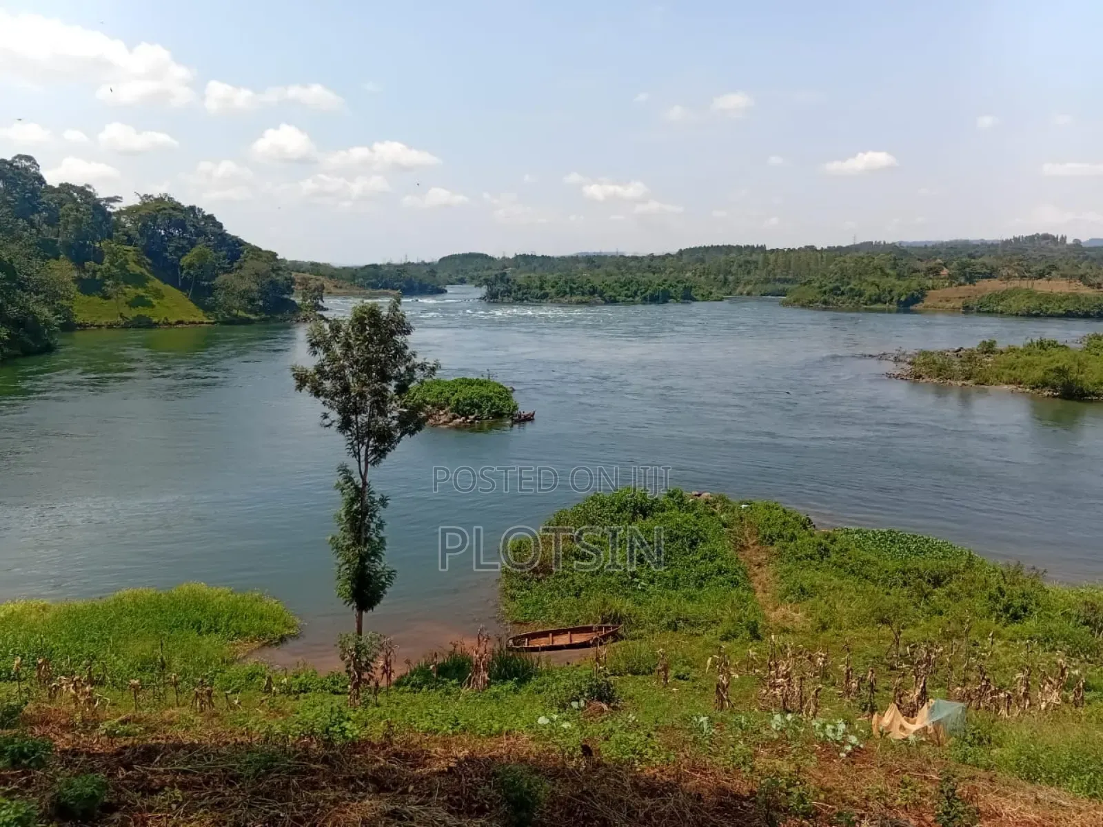 2 Acres Riverfront Land With Small Falls_freehold Title,Jinja City in Jinja