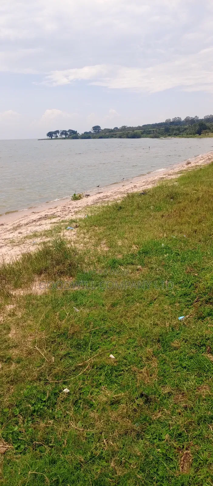 4 Acres Of Land In Garuga Touching Lake Victoria With Pure White Sand in Central Division