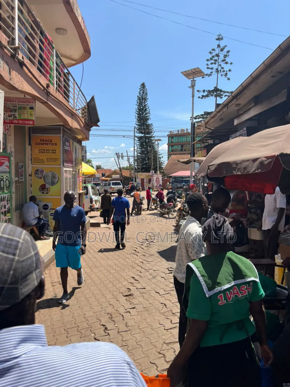 100*100feet Plot of Land With Shops in Ntinda on Main Tarmac Road in Central Division
