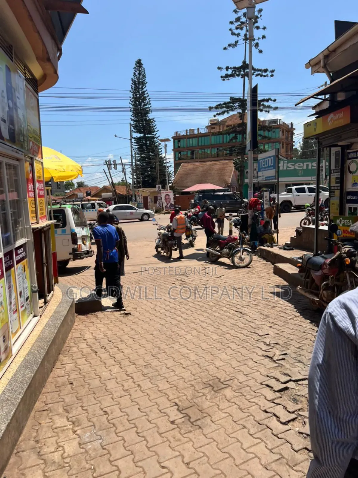 100*100feet Plot of Land With Shops in Ntinda on Main Tarmac Road in Central Division