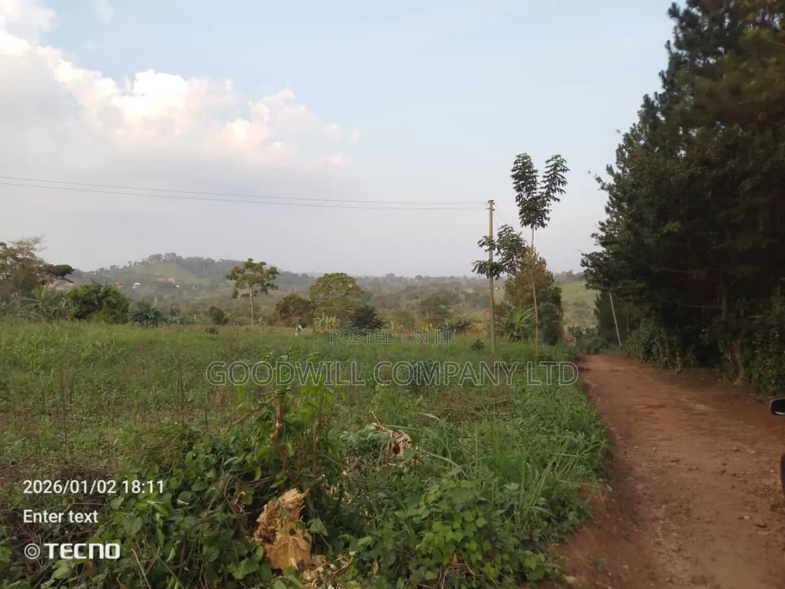 1 Acre of Land in Kyabakade After Nakasaja in Central Division