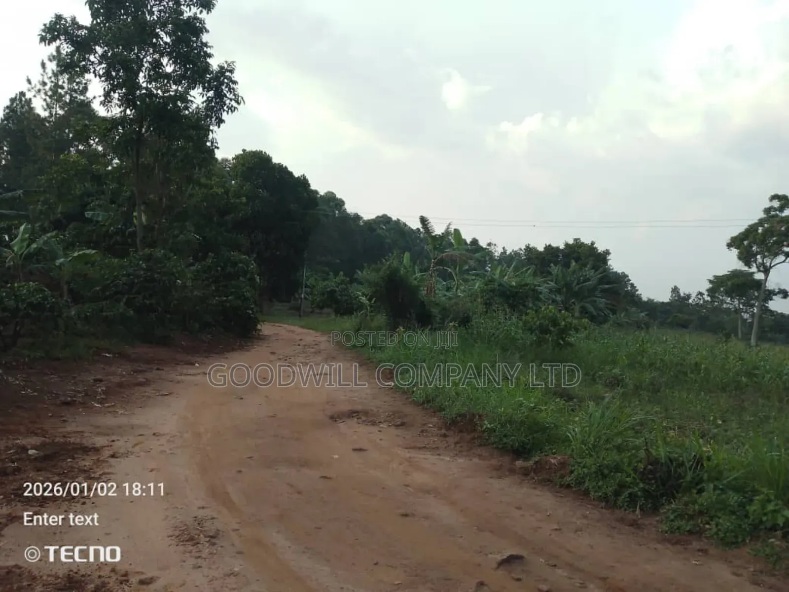 1 Acre of Land in Kyabakade After Nakasaja in Central Division