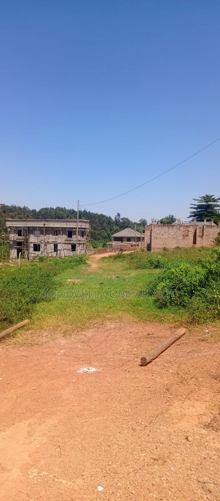 25 Decimals on a Hill Top Near National Water Tanks Jinja Misindye in Central Division