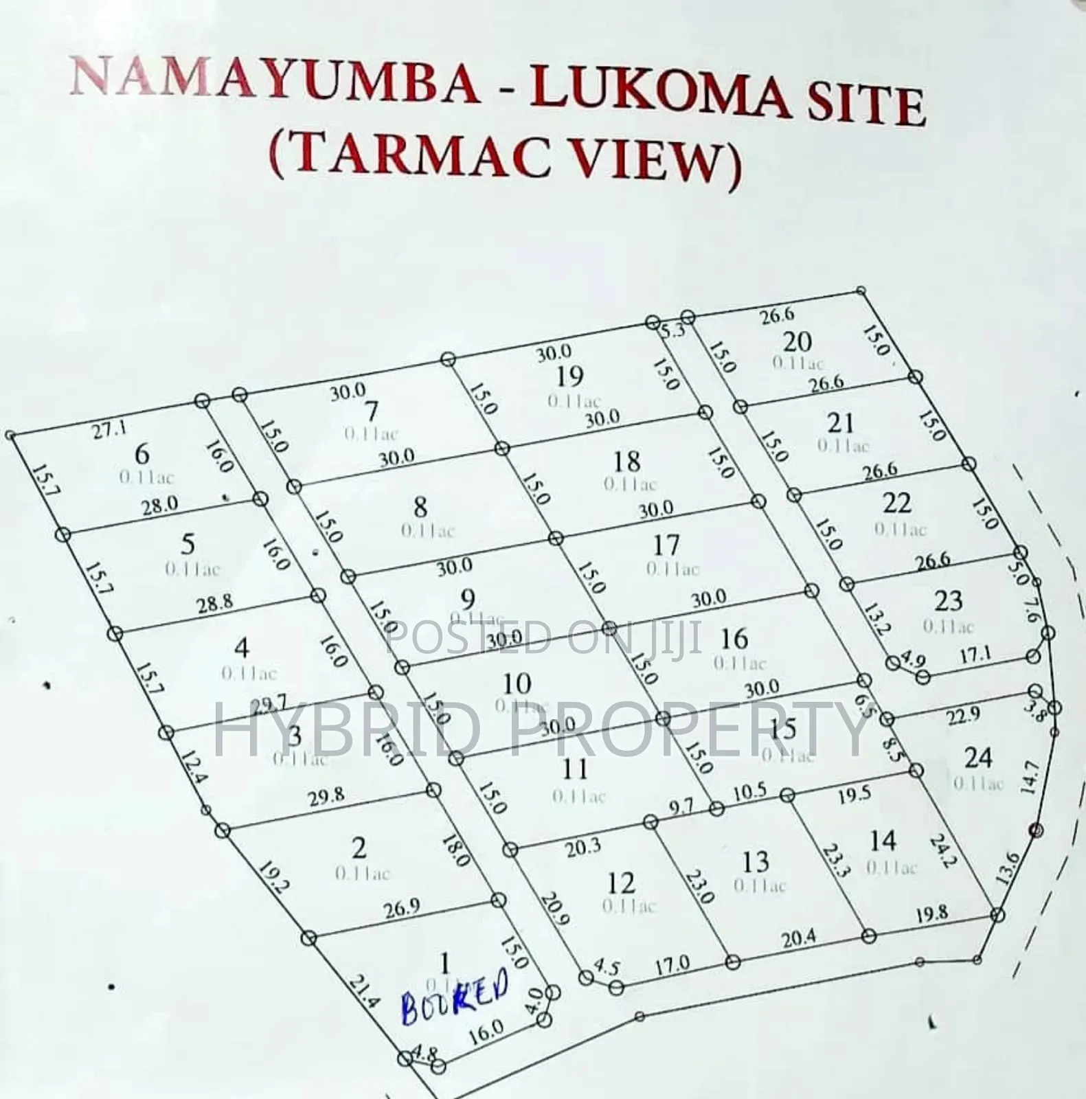 Prime Plots for Sale at Namayumba Tarmac View Land Estate~Hoima Road in Namayumba