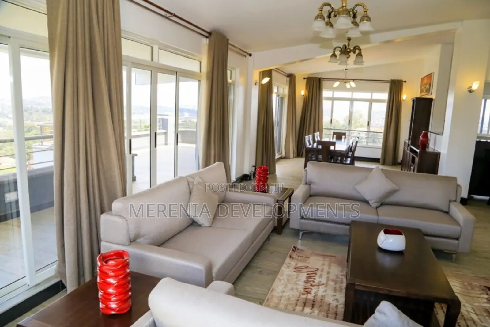Furnished 3bdrm Apartment in Kololo, Central Division for rent in Central Division