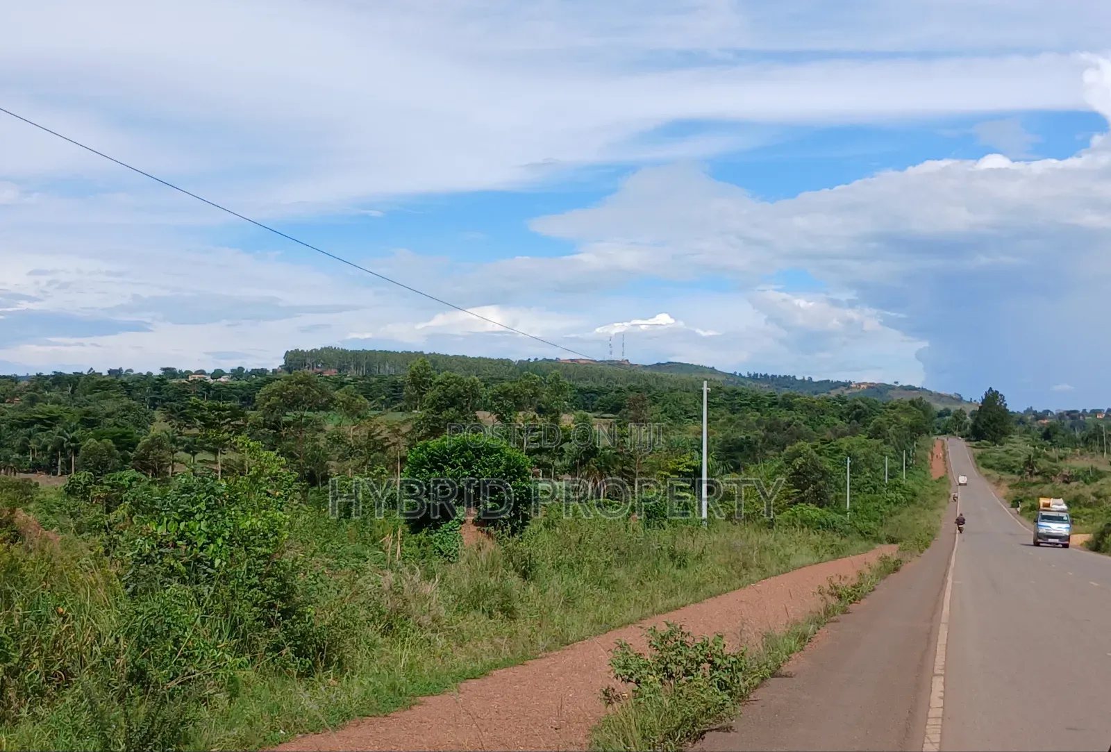 145acres Of Commercial Tarmac Land For Sale At Busunju Along Hoima Rd. in Ssekanyonyi