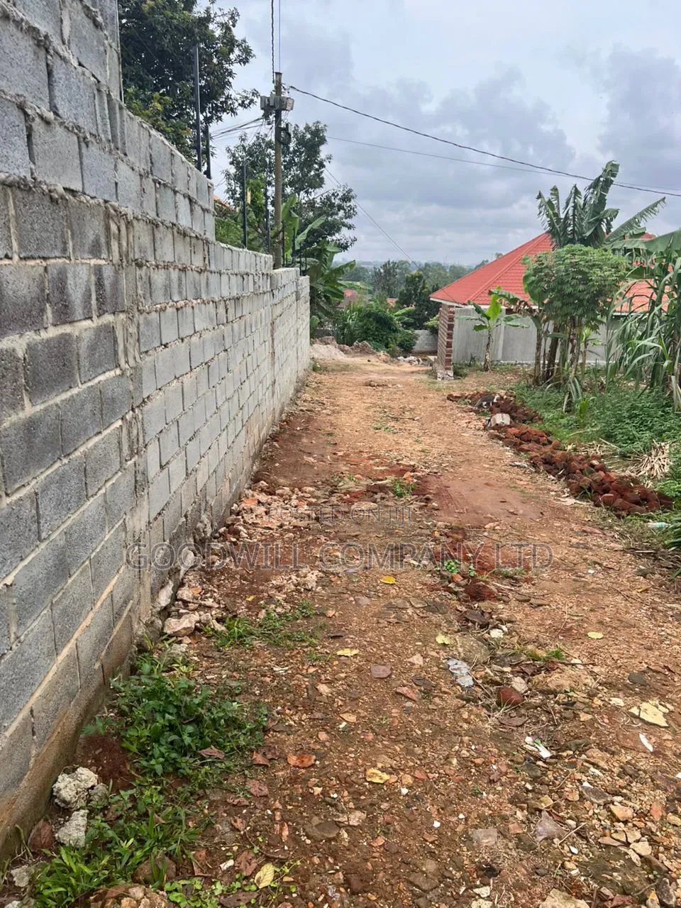 100*70feet Plot of Land in Sonde Few Meters From Tarmac in Central Division