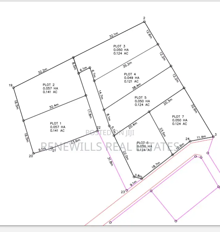 New Estate In Buwaya Sazi 50 By 100ft Plots Titled, Near The Road in Kasanje