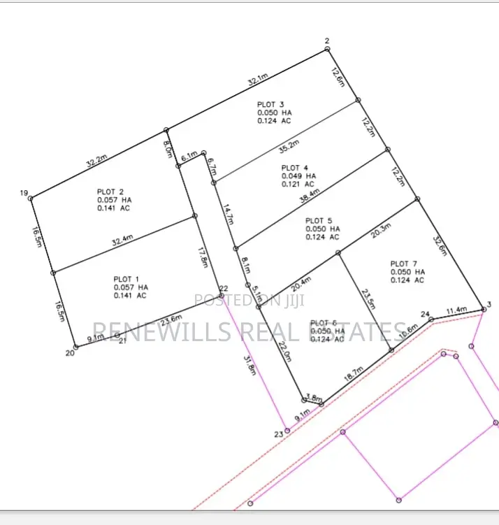 New Estate in Buwaya Sazi Measuring 12 Decimals, Near Road in Kasanje
