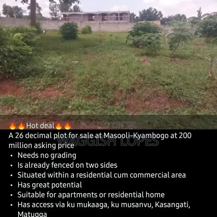 Land for Sale in Nangabo