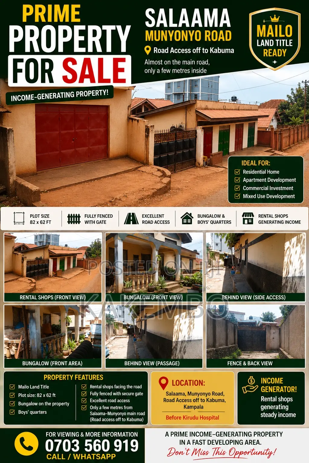 Land On Sale in Makindye