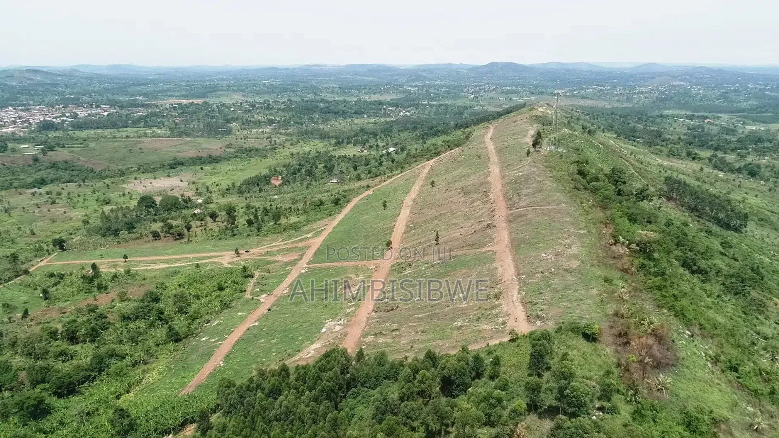 2 Plots Each 50ft*100ft Land on Hill in Kakiri